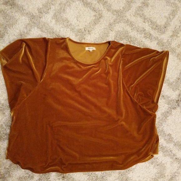 Madewell Velvet Top NWT and NWOT - Picture 8 of 9